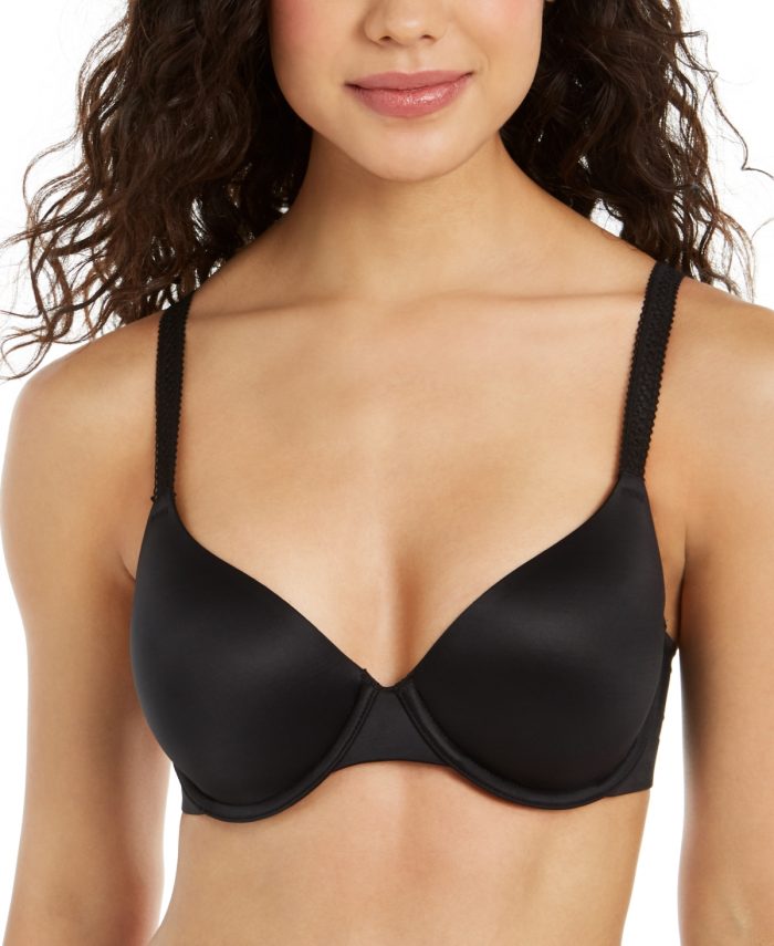 Calvin Klein Women's Liquid Touch Lightly Lined Perfect Coverage Bra QF4082 - Black