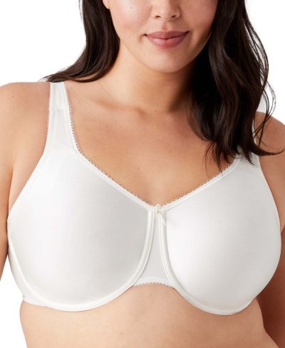 Wacoal Basic Beauty Full-Figure Underwire Bra 855192, Up To H Cup - Ivory (Nude )