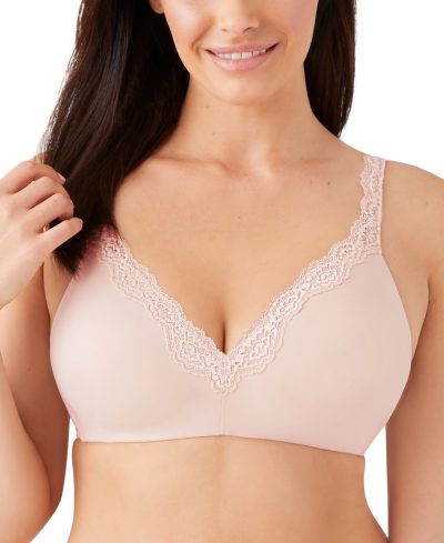 Wacoal Women's Softly Styled Wirefree Contour T-Shirt Bra 856301 - Rose Dust
