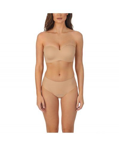 Le Mystere Women's Smooth Shape Wireless Strapless Bra - Natural
