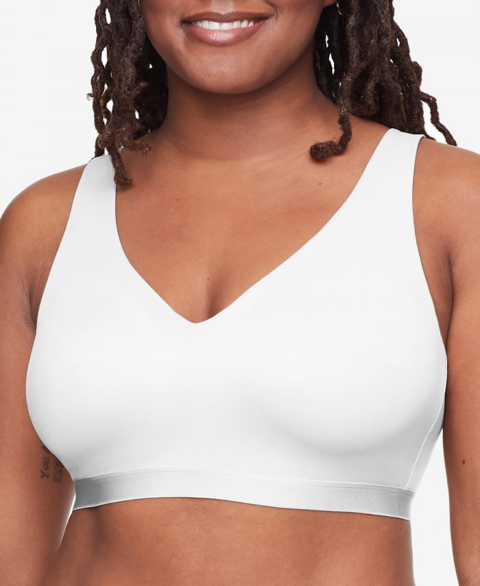 Warners Cloud 9 Super Soft, Smooth Invisible Look Wireless Lightly Lined Comfort Bra RM1041A - White