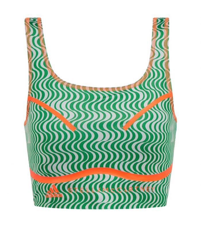 Adidas by Stella McCartney TruePurpose printed sports bra