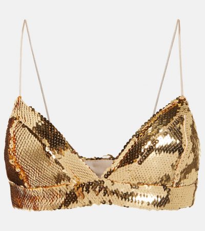Alex Perry Aine sequined bralette