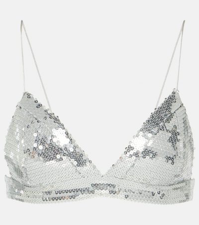 Alex Perry Sequined bralette