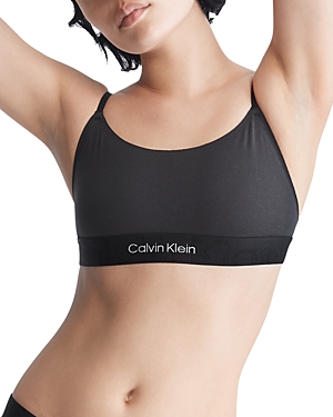 Calvin Klein Embossed icon Cotton Unlined Bralette