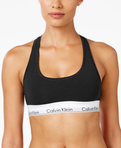 Calvin Klein Modern Cotton Women's Modern Cotton Bralette F3785 - Black