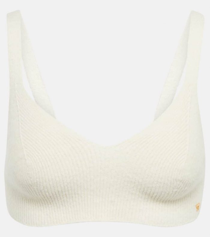 Tom Ford Cotton-blend triangle bralette