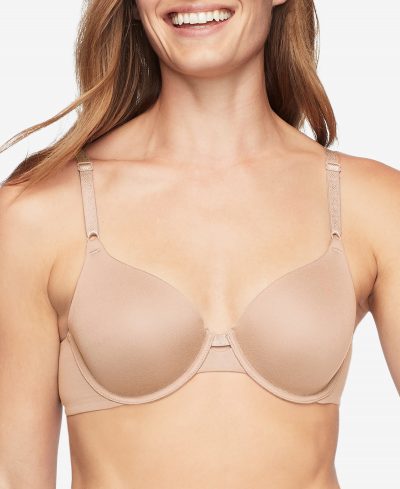 Warners Cloud 9 Super Soft Underwire Lightly Lined T-Shirt Bra RB1691A - Toasted Almond (Nude )