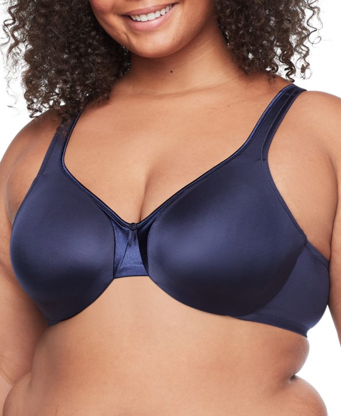 Warners Signature Support Cushioned Underwire for Support and Comfort Underwire Unlined Full-Coverage Bra 35002A - Evening Blue