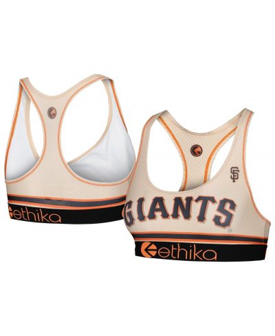 Women's Ethika Orange San Francisco Giants Babe Sports Bra - Orange
