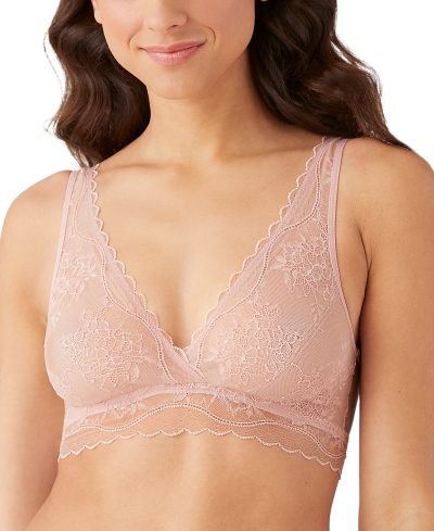 b.tempt'd by Wacoal Women's No Strings Attached Lace Bralette - Blush Pink